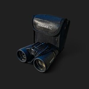 Bushnell Black Binoculars with Case